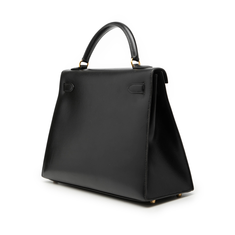 Pre-Loved Hermes Box Calf Kelly Sellier 32 - Picture 2 of 7
